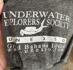 Huge Men’s XL Graphic T-Shirt UNEXSO Scuba Diver Grand Bahama Isle Athleisure