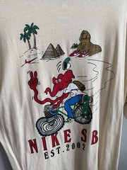 Nike SB Size XL Yellow Loose Fit Tshirt Short Sleeve