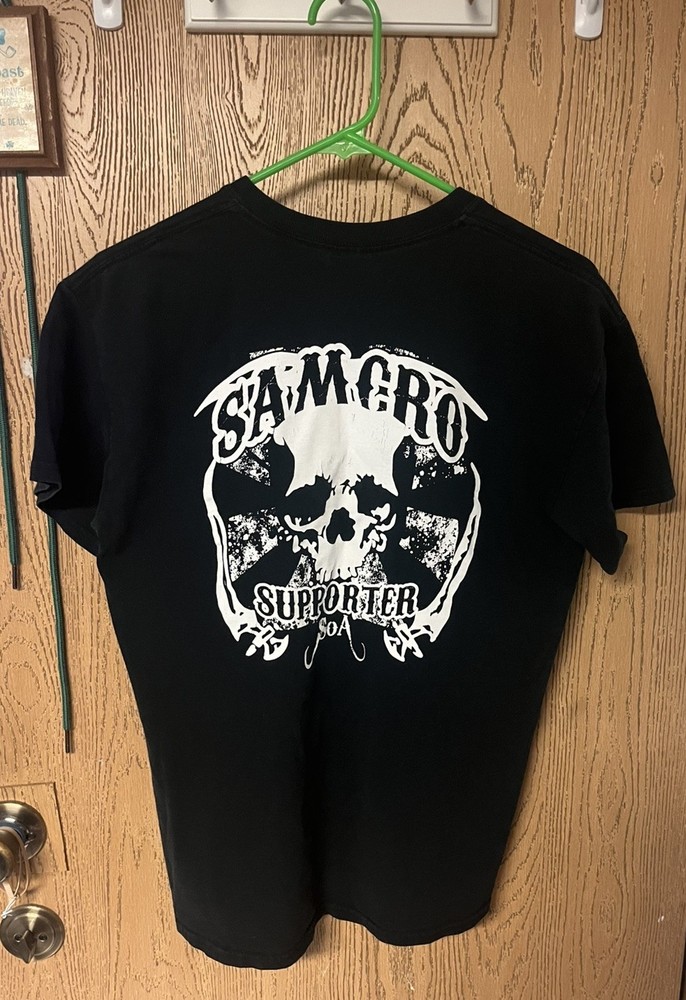 Sons of Anarchy Samcro Supporter T Shirt Mens Size Medium- Excellent Condition