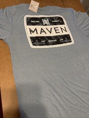NEW WITH TAGS! MAVEN SUPER SOFT SAILER S T Shirt Tee Blue Mens Medium Comfy!