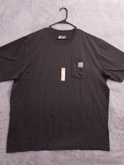 NEW Carhartt Shirt Mens Extra Large Loose Fit Heavyweight Pocket Tee Gray Casual