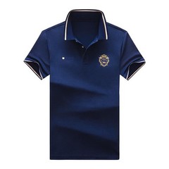 Nueva Camisa Polo Bordada De Manga Corta Para Hombre, Informal De Negocios