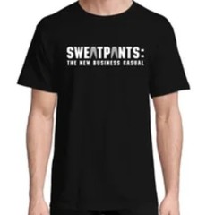 Hanes Sweatpants the New Business Casual Black Medium