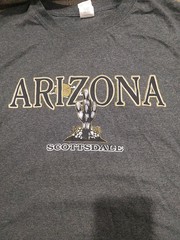 Classic Lot Of 2 Scottsdale AZ Cotton T Shirts 2XL, Gildan & SUNA Gray