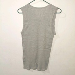 Billabong Men’s Ribbed Tank Top XL Gray 100% Cotton