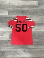 True Vintage 1970s Powder Puff Football Super Seniors Smitty #50 Jersey