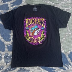 Buc-ees Tour 1982-2021 Hippie Double Sided Graphic Black T shirt Size Large