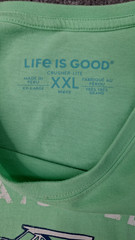 Life is Good “Boats Well With Others” Men’s Size XXL Green Short Sleeve T Shirt