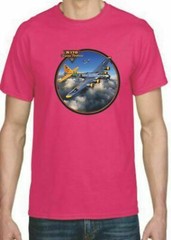 Adult DryBlend® T-Shirt – (B-17 SUPERFORTRESS BOMBER – WWII AIRPLANE/ PLANE)