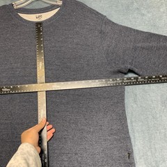 Lee Thermal Shirt Mens XL Charcoal Gray Thermal Waffle Knit Regular Fit Winter