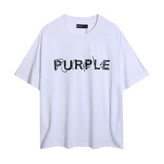 Purple Brand pure cotton T-shirt short sleeved