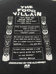 The Alchemist The Food Villain T-SHIRT Sz XL Action Bronson Big Body Meyhem
