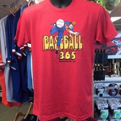 BASEBALL 365 RETRO PITCHER T SHIRT Adult and Youth Sizes Next Level Brand shirt