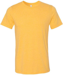 Canvas Mens Unisex Jersey Short-Sleeve T-Shirt(3001C)-Hthr YELLOW GOLD-S