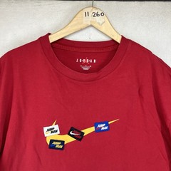 Air Jordan 85 Patch Logo Men’s T Shirt Sz XL Red DA9898-677 Heavy Knit Cotton