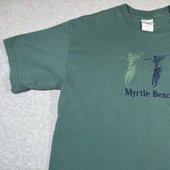 Myrtle Beach South Carolina Shirt Adult Medium Green Golf Beach Ocean Seashells
