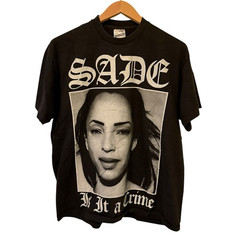 Vintage 90s Sade Is It a Crime Gun Bullets Band S-5XL Shirt For Men TT1097