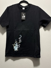 NWT NIEPCE Japanese Dragon Embroidered T-Shirt (S) Black Short Sleeve Streetwear