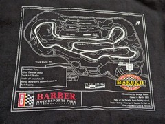 Vintage Barber Motorsports Park Museum T SHIRT (Large) Birmingham Leeds Alabama