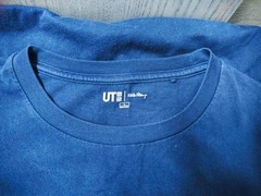 Uniqlo x Keith Haring Pocket T-Shirt Blue Graphic Art Pop Culture Size L