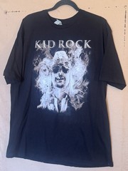 Kid Rock 2XL Band Tee Rock Music Black T Shirt Houston Rodeo 2016 Double Sided