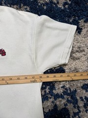 Vintage 90s Lee Sport Casuals Atlanta Braves Embroidered Logo White T-Shirt