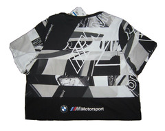 Women’s Puma BMW MMS Motorsport Street Cropped T-Shirt Black & White XL New W/T