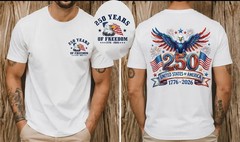 America’s 250th Anniversary Shirt, 1776-2026 USA Flag Patriotic T-Shirt S-5XL