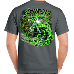 T-Shirt 2026 Sturgis Motorcycle Rally Electric Cowboy Limited Edition No Harley