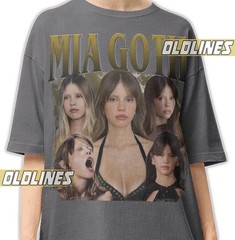 Mia Goth Bootleg Shirt Vintage Style Fan