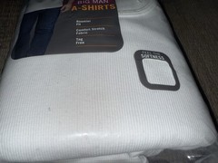 Fruit Of The Loom Mens 3-Pack Tanks Ribbed White Undershirts Cotton Big Man 5XB