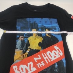 Boyz In The Hood T-Shirt Long Sleeve Black Small Front Graphic /Sleeve Spellout
