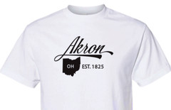 Akron Ohio State T-Shirt Short Sleeve Graphic Tees Unisex Apparel