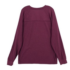 The Normal Brand Henley Long Sleeve Shirt Maroon Red Size XL