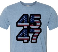 Trump 45 47 – Patriotic – USA – Uber Soft – Cheap & Fast Shipping