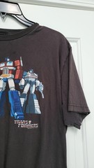 Transformers Men’s XL Graphic Shirt Hasbro Black 2008 Short Sleeve Crewneck