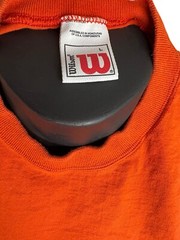 90s Wilson Vintage T-Shirt Mens Large Orange Grunge Outdoor Sports Skater
