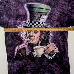 The Mountain MAD HATTER Alice In Wonderland Tie Dye Shirt Size Large