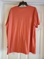 Lucky Brand Crewneck Ribbed Collar Side Slip Hem Short Sleeve Jersey Tee
