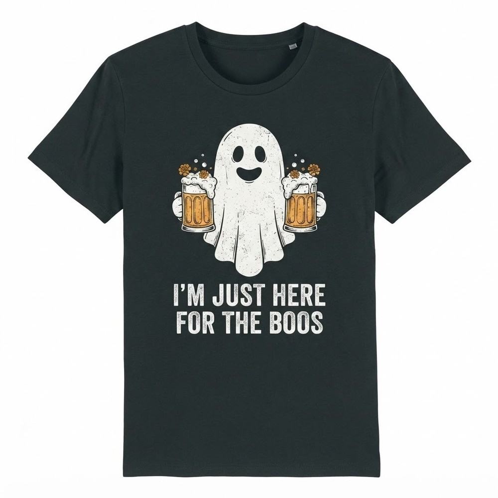 I’m Just Here For The Boos Beer Funny Halloween Costume T-Shirt