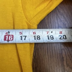 Vintage Champion Xavier University Shirt Mens Medium Yellow Made USA 80s Rare SS