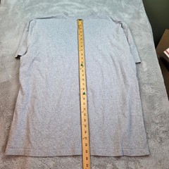 Carhartt Tee Mens XL Loose Fit Short Sleeve Pocket Heather Gray 100% Cotton