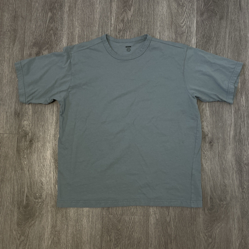 Buck Mason T Shirt Men’s XL Bkue Tough Knit Short Sleeve Crewneck Heritage Slub