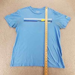 Columbia Shirt Mens Large Blue Active Casual Outdoors Fishing Classic Logo