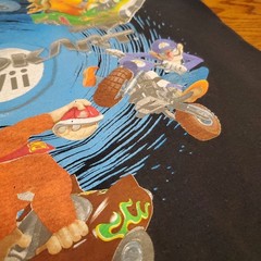 Vintage 2008 Nintendo Mario Kart Wii Graphic TShirt Excellent 16×21 Youth Small