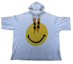 Kapital Rain Smile Hooded Shirt Smile Face Drawstring Brand New Made In Japan
