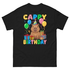 Cappy Birthday Party Celebration Capybara Giant Guinea Pig Unisex Classic Tee