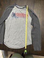 Mens Abercrombie And Fitch Long Sleeve Shirt Aspen Colorado Medium Oversized A&F