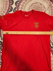 NWT S.L. Benfica T-Shirt Mens Red Official Product 100% Cotton Primeira Liga