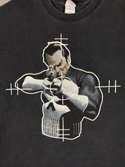Vtg Y2K PUNISHER T-shirt Men’s XL Black 2001 Wizard World Marvel Grunge